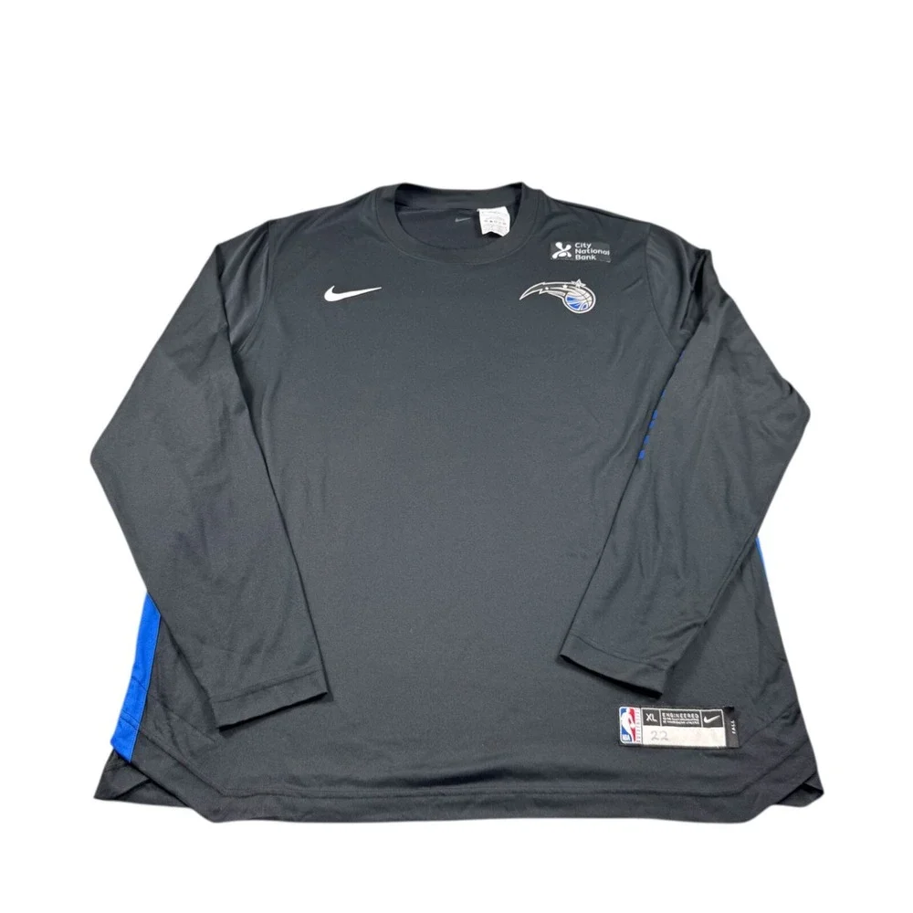 Nike Orlando Magic Franz Wagner 22 Team Issue Long Sleeve Shirt Black XLT